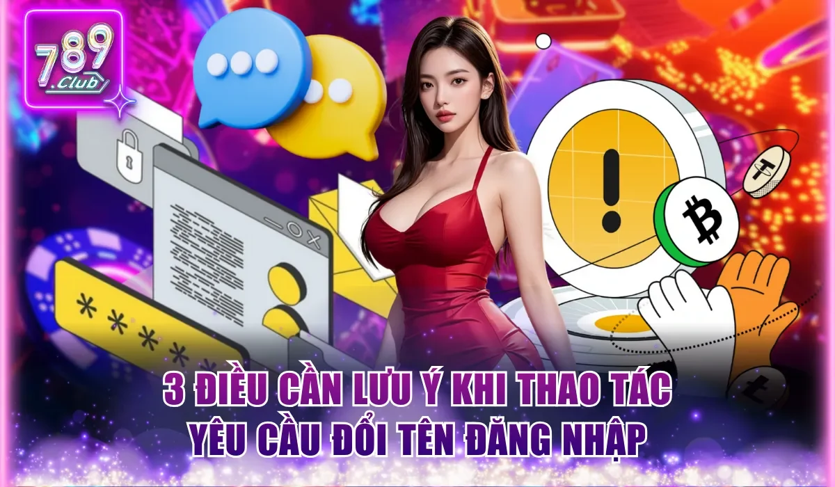 Quên Tên Đăng Nhập 789Club Và Cách Xử Lý Nhanh Trong 1 Phút 3 3 điều cần lưu ý khi thao tác yêu cầu đổi tên đăng nhập