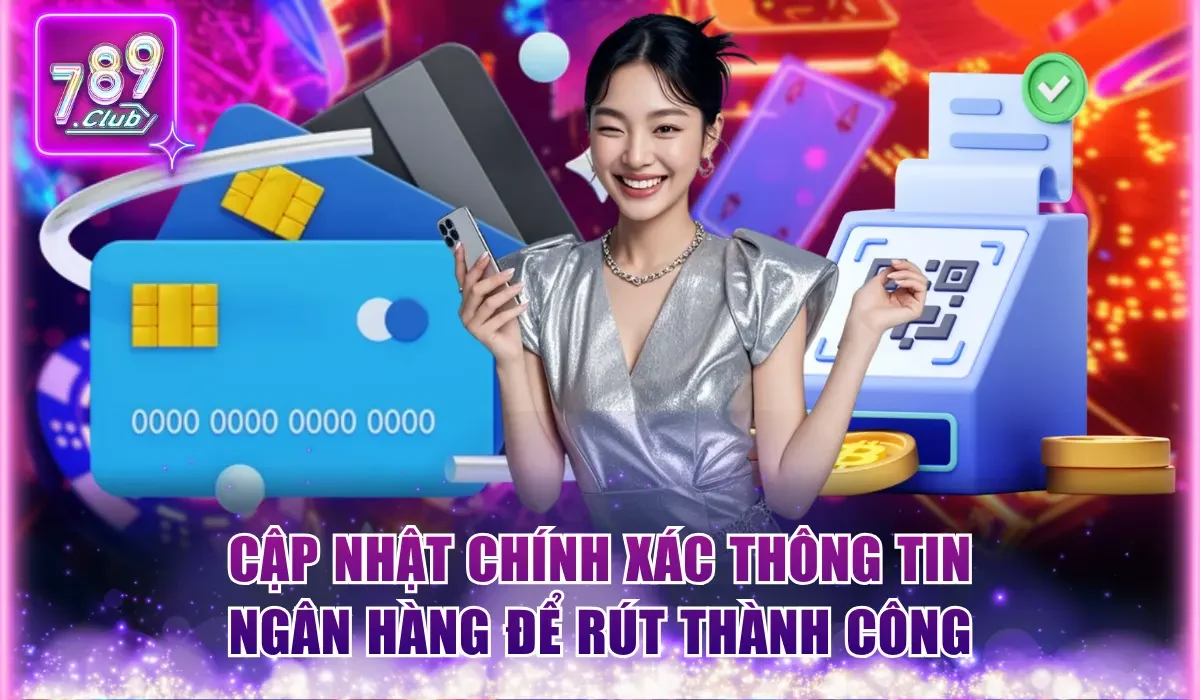 Hướng Dẫn Sửa Lỗi 789Club Không Rút Được Tiền Nhanh Gọn 2 Cập nhật chính xác thông tin ngân hàng để rút thành công