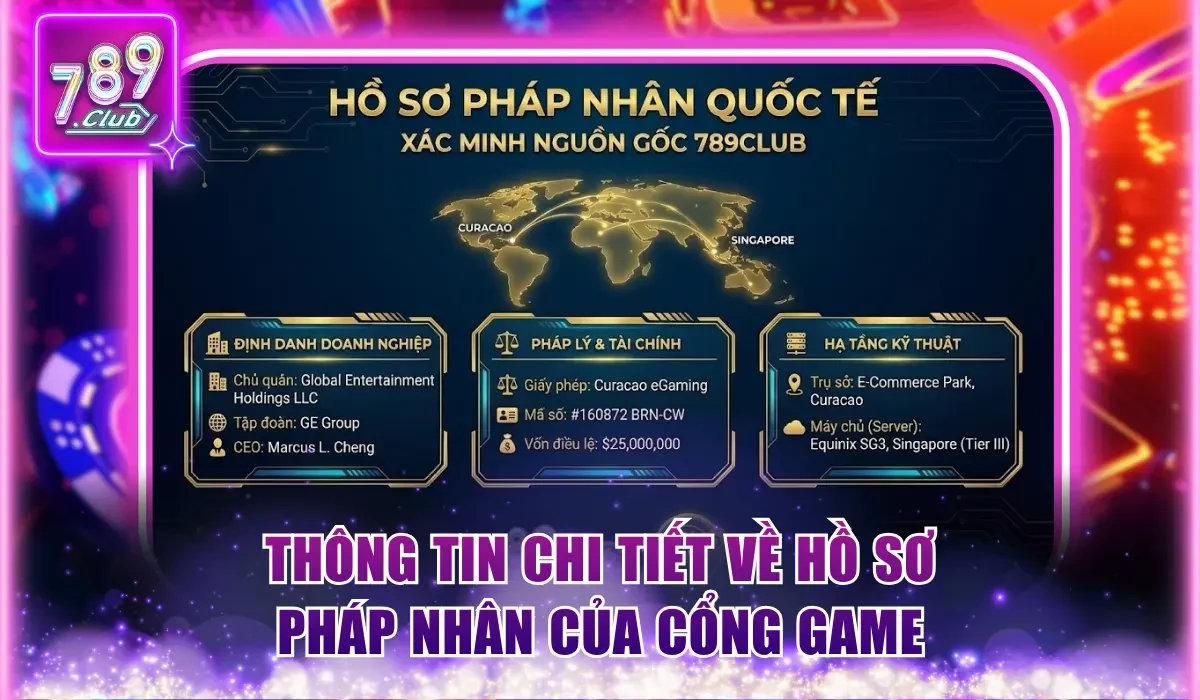 789Club Của Nước Nào? Vén Màn Sự Thật Về Cổng Game Uy Tín 2 Thông tin chi tiết về hồ sơ pháp nhân của cổng game